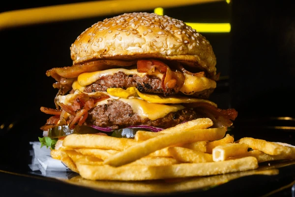 Double cheese burger